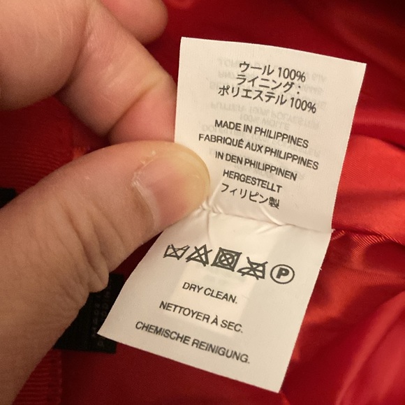 J. Crew red wool ruffle mini skirt, size 4 #G9148 from fall 2017 - Picture 5 of 6